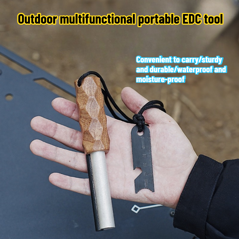 أداة نجاة الصوان الخارجية بمقب - مراجعة Magnesium Fire Starter وسعره