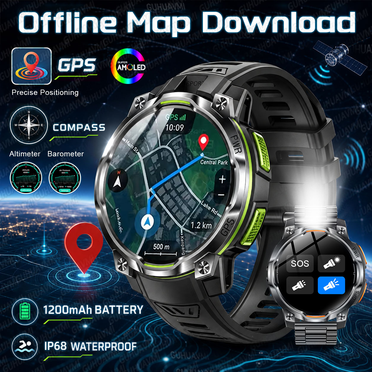 ساعة ذكية عسكرية جديدة لعام 20 - مراجعة Compass Lensatic وسعره